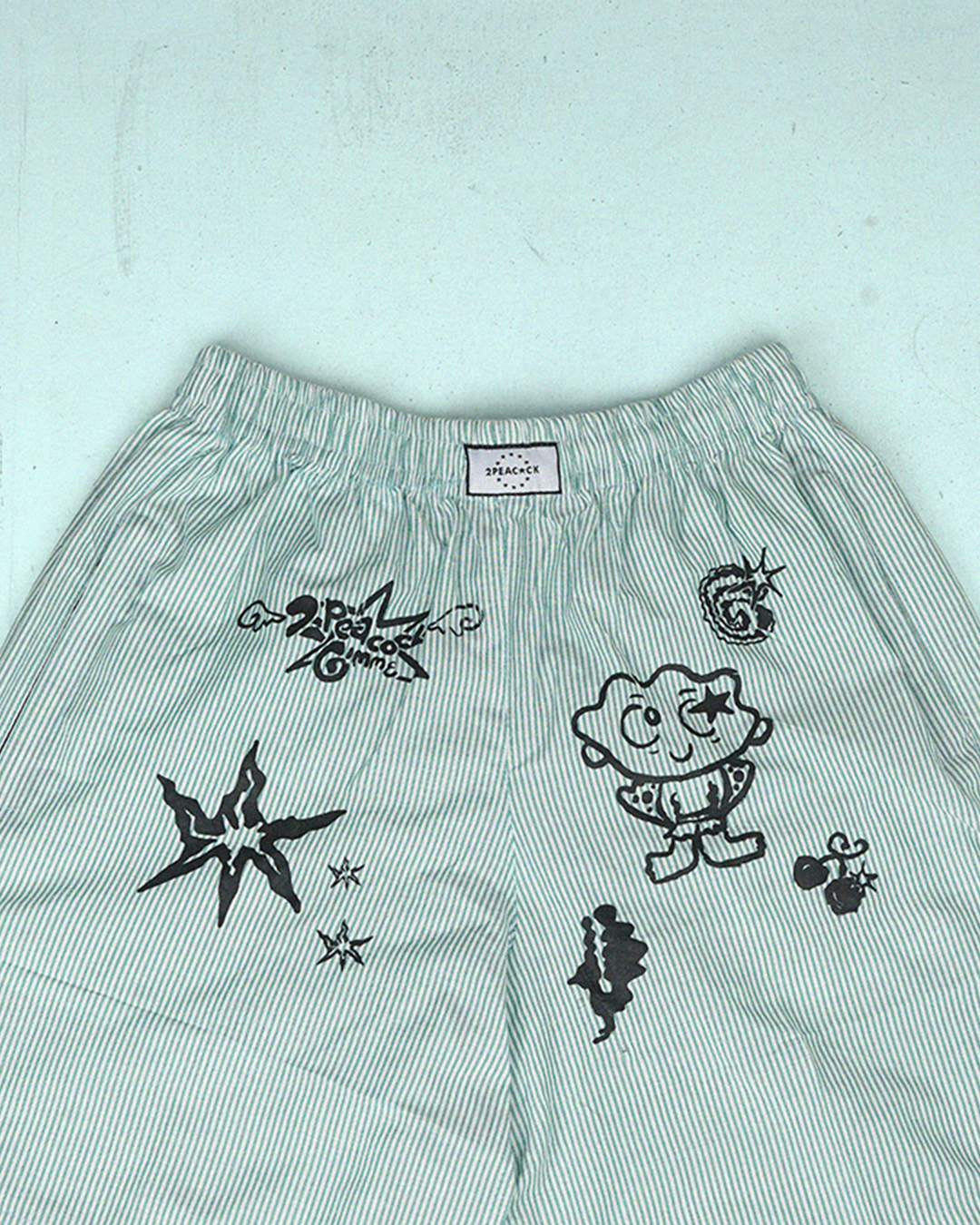 Green Boxer Shorts - GIMME 2PEACOCK