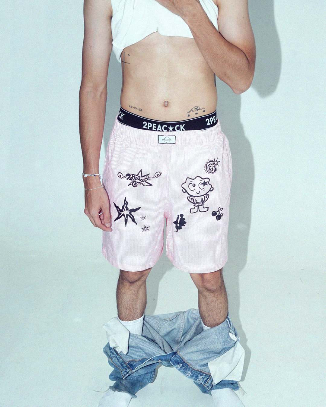 Pink Boxer Shorts - GIMME 2PEACOCK