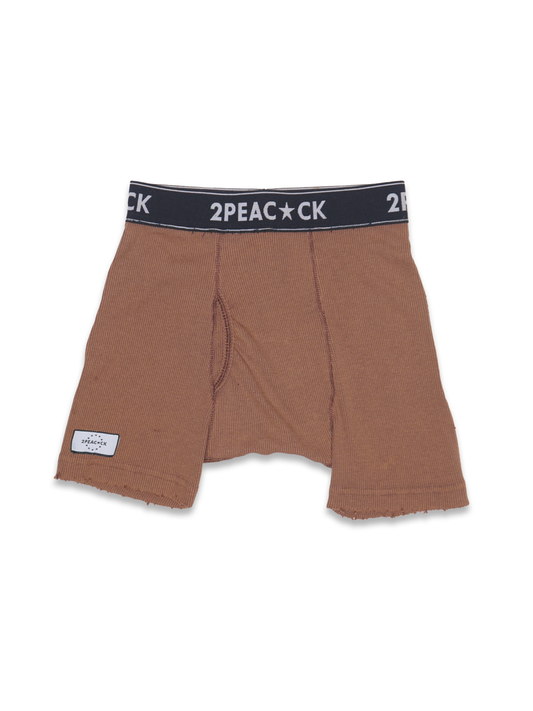 Men's Destroyed Boxer Briefs - Espresso